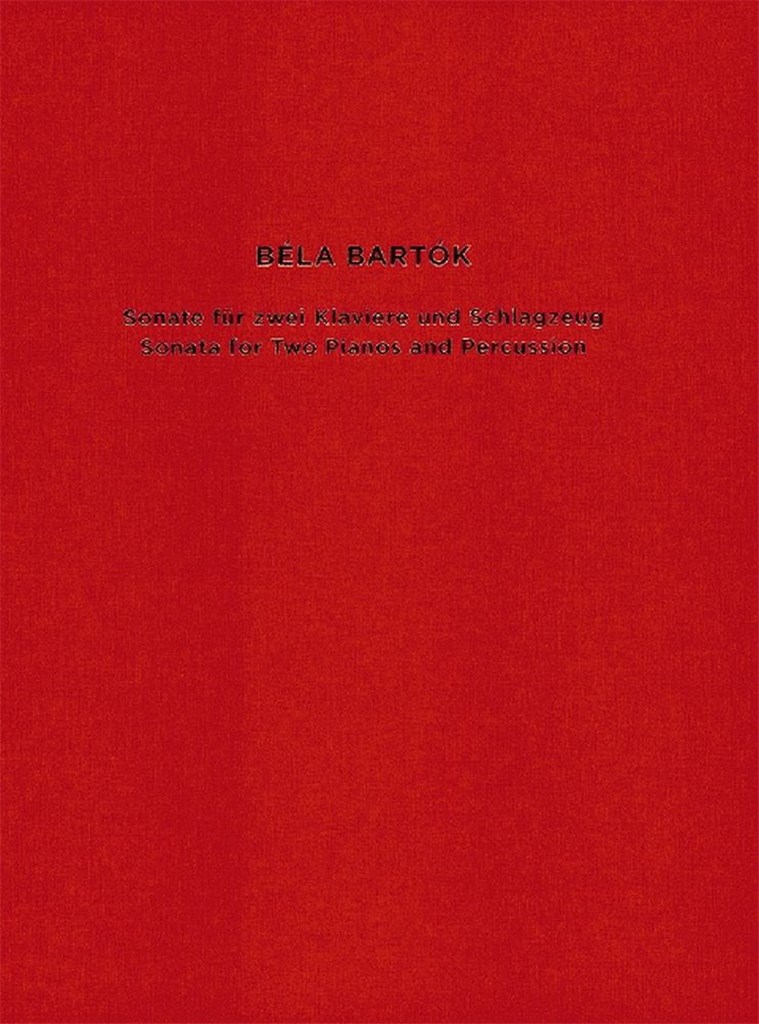 Sonata For Two Pianos and Percussion